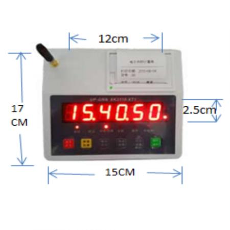 UP3000B高精度直視式電子吊秤+無線電附列印台式儀表  