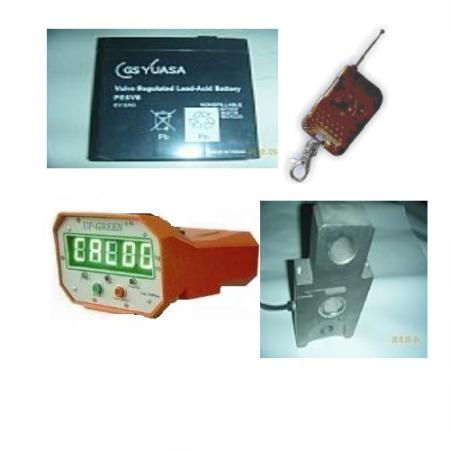 UPW5000B高精度直視式電子吊秤加無線電附列印台式儀表  